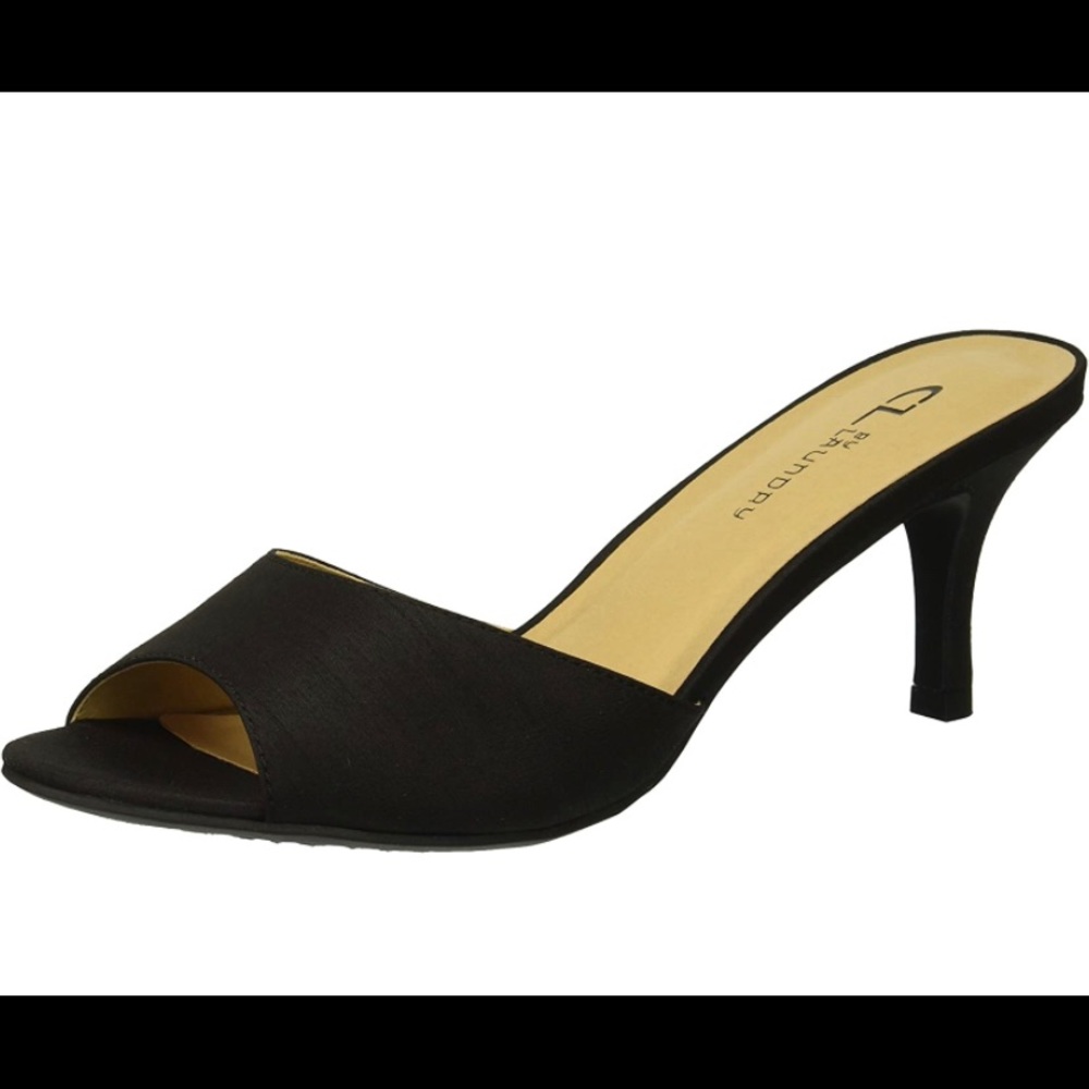 SOLD Chinese Laundry Black Kitten Heel US 7.5